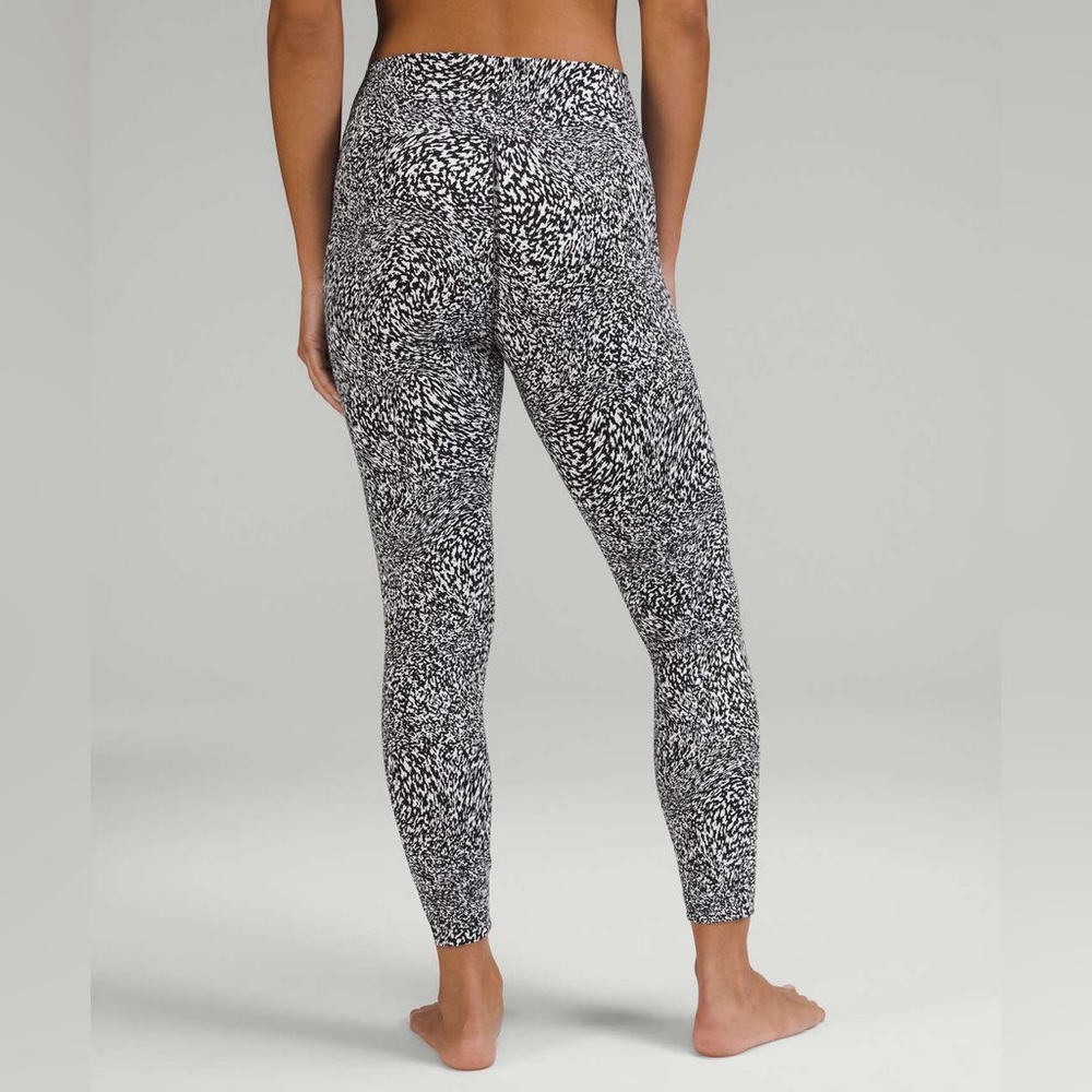 lululemon athletica Black & White Speckled High-Rise Leggings